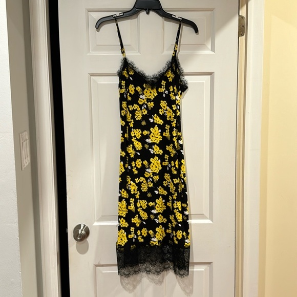 MICHAEL Michael Kors Lace Trim Slip Dress - Picture 1 of 11